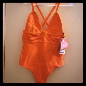 Bodrum One Peice Bandage Sun Bathing Suit